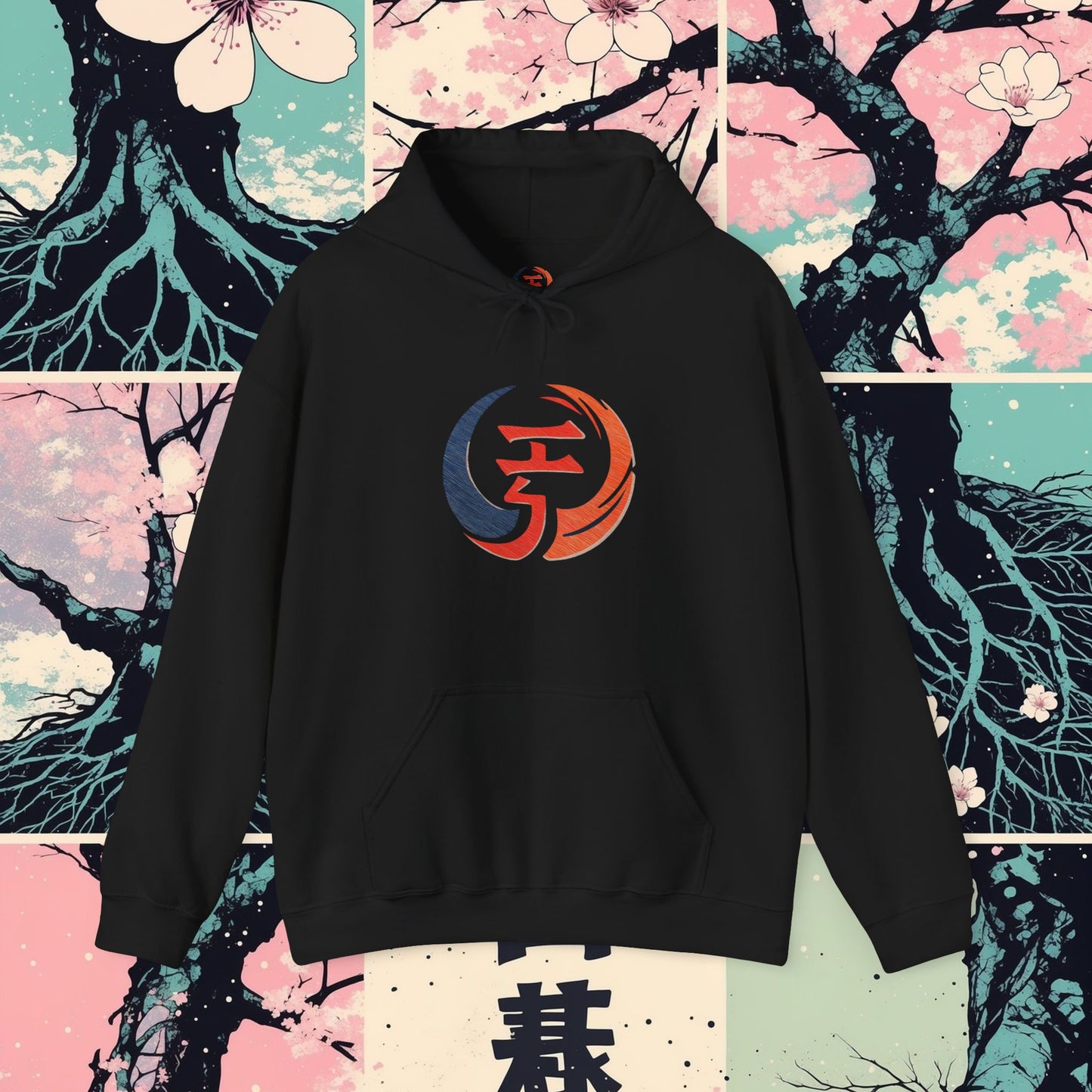 Hooded Sweatshirt Fujiyama High Rise Design