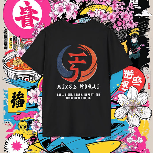 T-Shirt Lifestyle of the Mixed Kohai Fall Fail Learn Never Quit