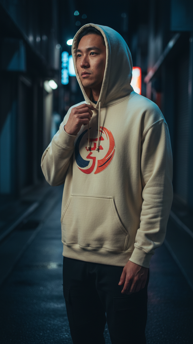 Fujiyama Skyline High Rise Hoodie