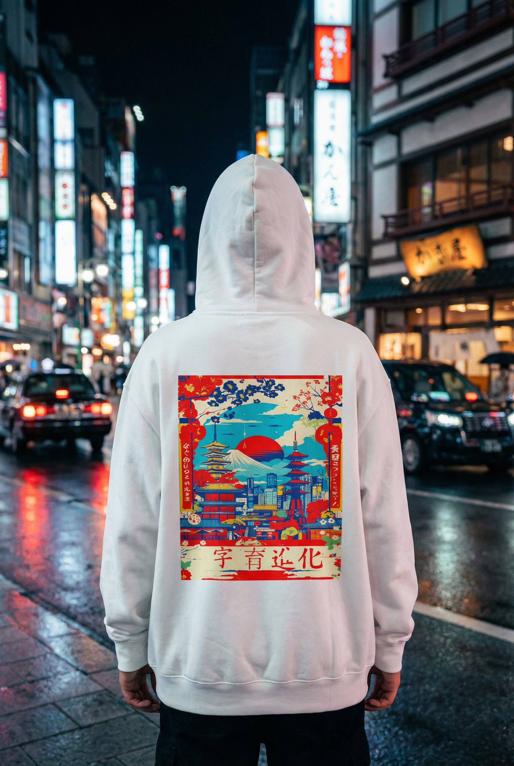 Fujiyama Skyline High Rise Hoodie