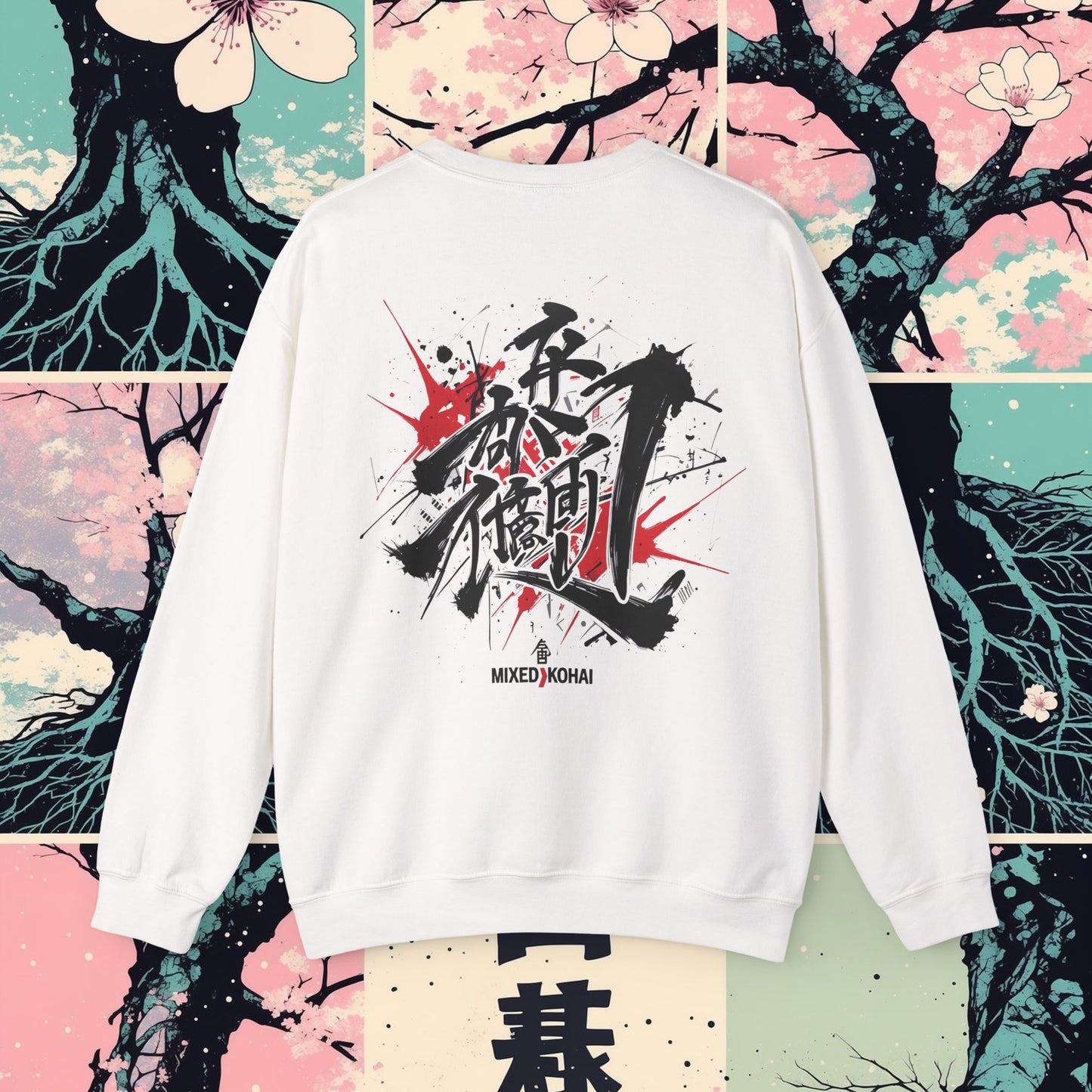 Crimson Resolve Crewneck