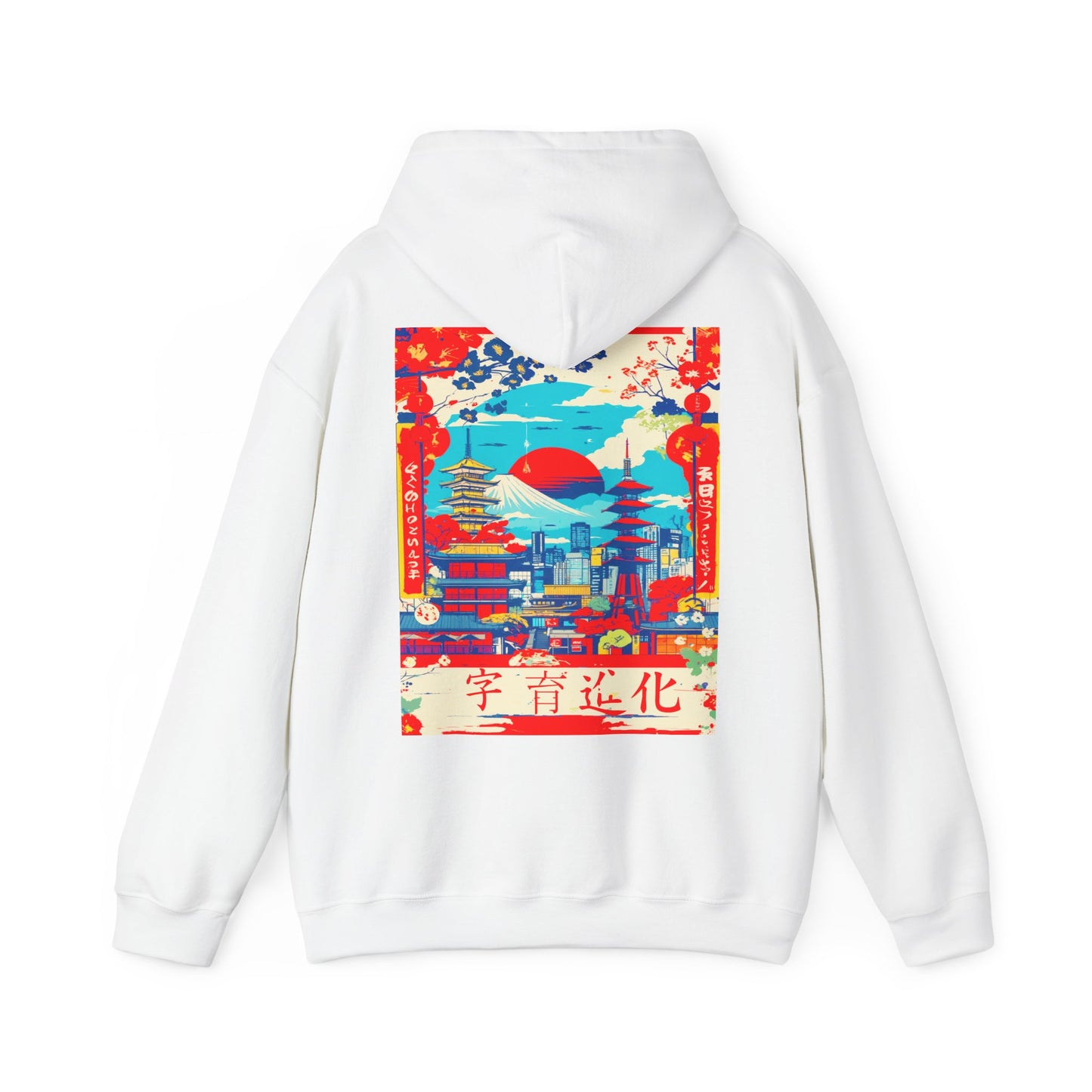 Hooded Sweatshirt Fujiyama High Rise Design